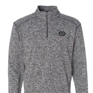 Charcoal Poly Fleece Quarter-Zip Sweatshirt